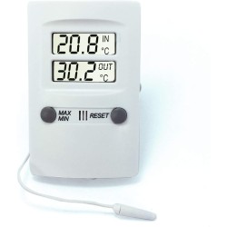 IN-OUT thermometer with double display TFA