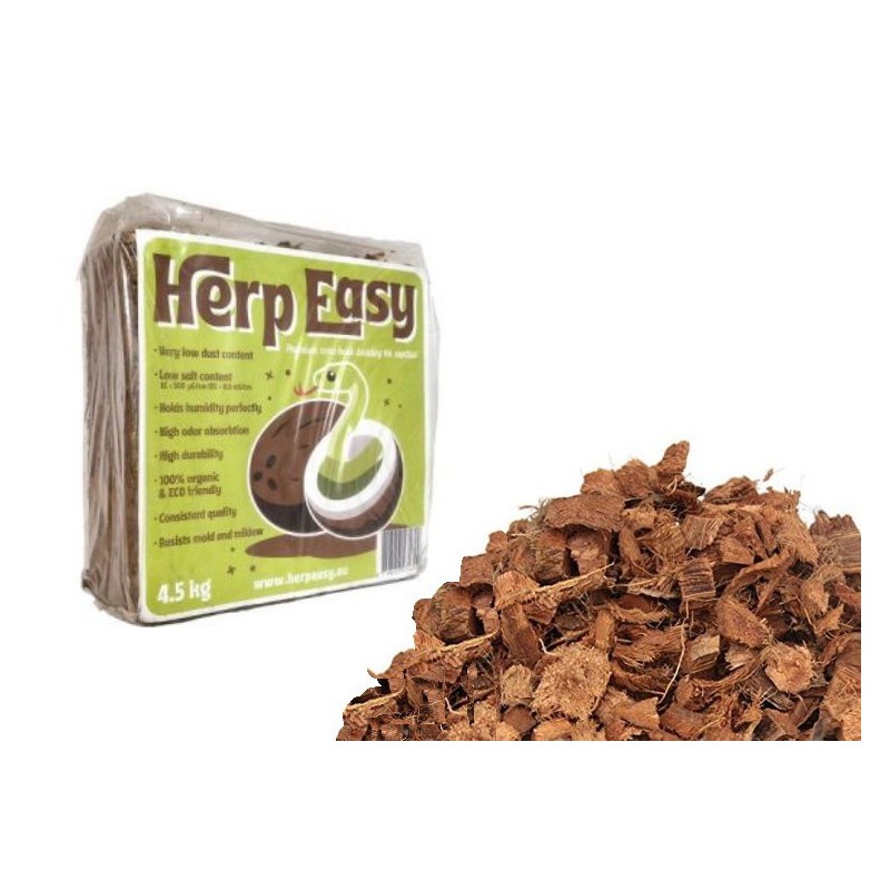 Herp Easy Fibra di cocco in chips pressata 4,5kg