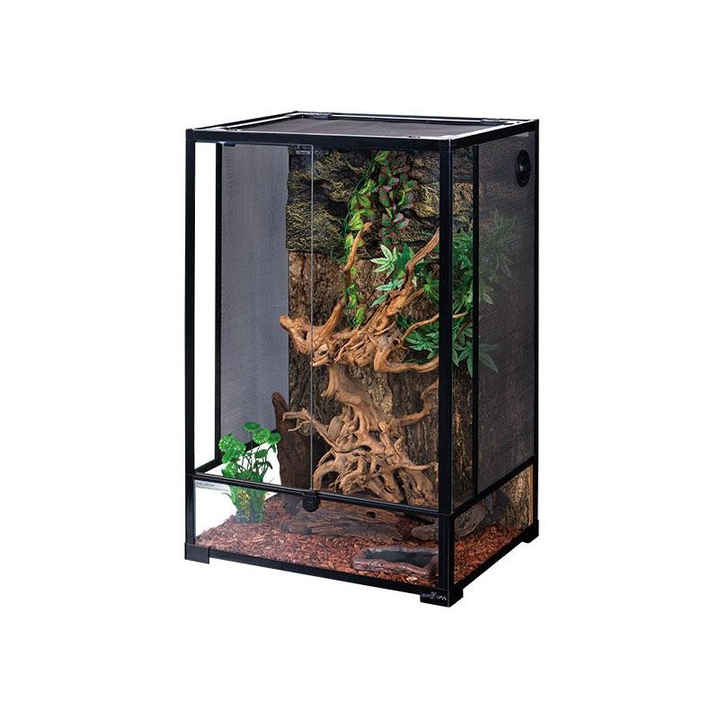 Terrario in vetro per rettili - Reptizoo 60x45x90h