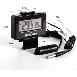 Digital thermohygrometer IN/OUT with double probe from Reptizoo