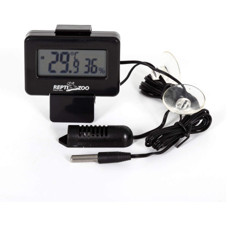 Digital thermohygrometer IN/OUT with double probe from Reptizoo