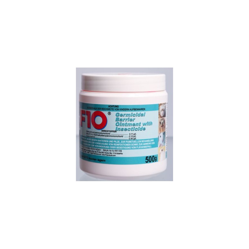 F10 germicidal ointment with insecticide