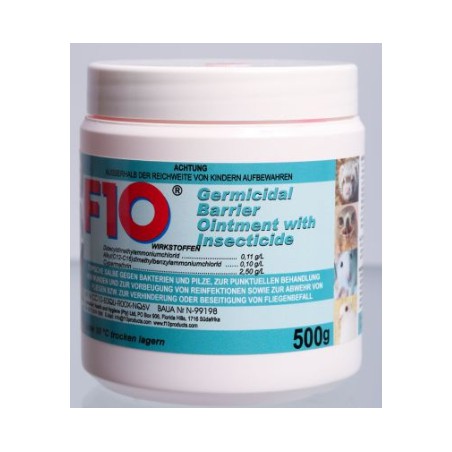 F10 germicidal ointment with insecticide