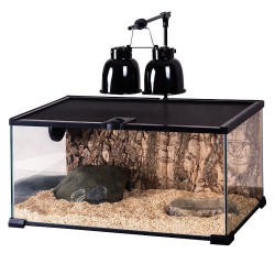 Reptizoo glass top-opening terrariums