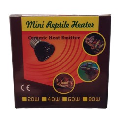 Mini Reptile Heater, lampade in ceramica