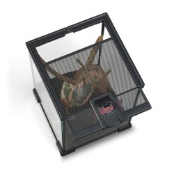 Habistat top opening glass terrarium