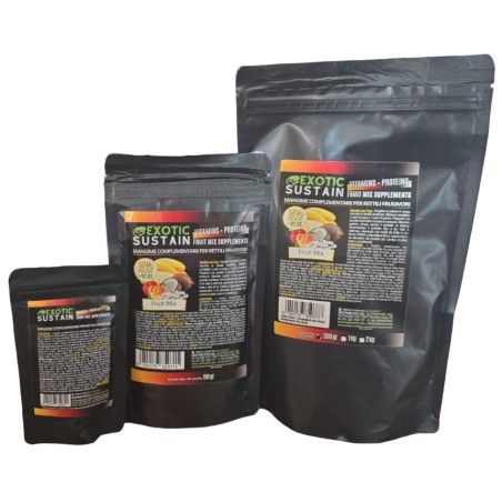 Fruit mix feed for frugivores