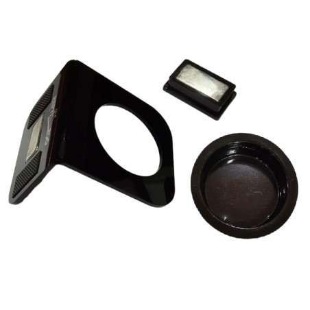 Single magnetic bowl holder with 3 Reptizoo bowls