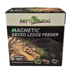 Single magnetic bowl holder with 3 Reptizoo bowls