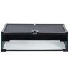 Terrario in vetro con 3 lati oscurati 50.8x30.5x15.2hcm Reptizoo