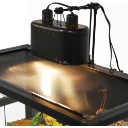 Terrario in vetro e pvc 120x60x45h cm Reptizoo