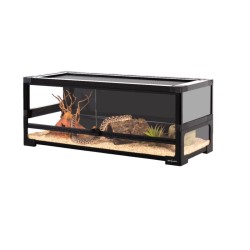 Terrario in vetro e pvc 76,2x30,5x30,5h cm Reptizoo
