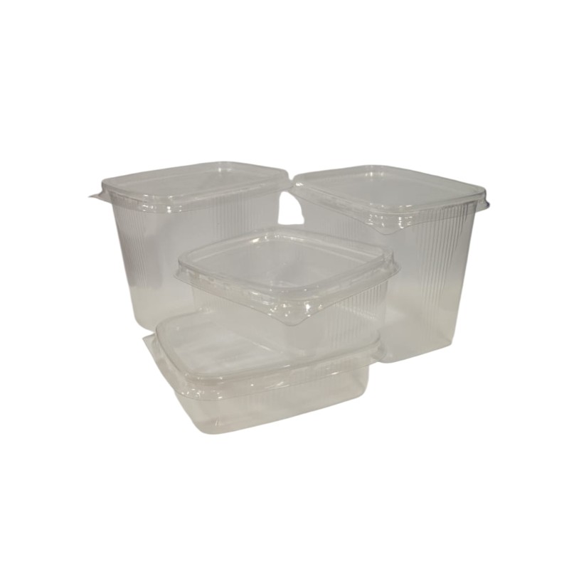 Rectangular slotted container with lid, 20 pieces