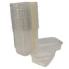 Rectangular slotted container with lid, 20 pieces