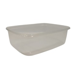 Rectangular slotted container with lid, 20 pieces