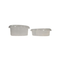 Round container with sealing edge, Ø 115 mm, 10 pieces