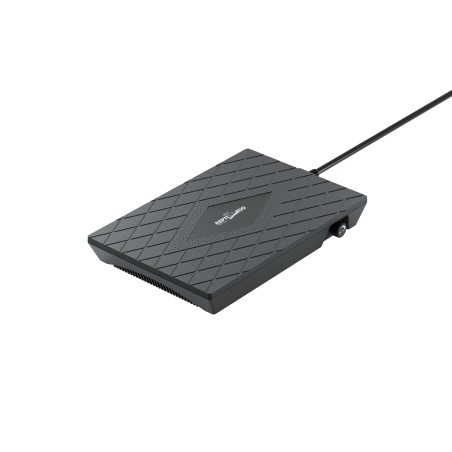 Radiant panel with fan