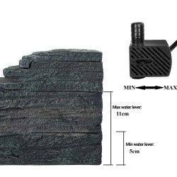 Internal platform filter with ramp