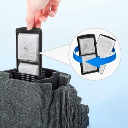 Filtro interno a piattaforma con rampa