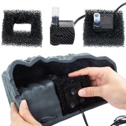 Internal platform filter with ramp