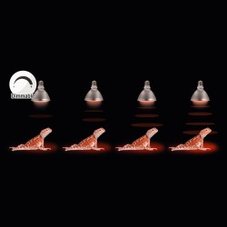 Lampada alogena smontabile, spot infrared