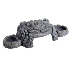 Tana magnetica con due ciotole