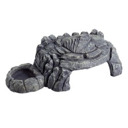 Magnetic den with two bowls