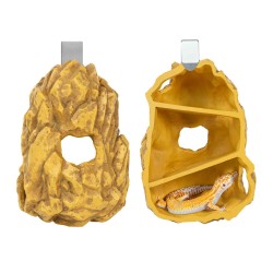 3-level den attachable to glass