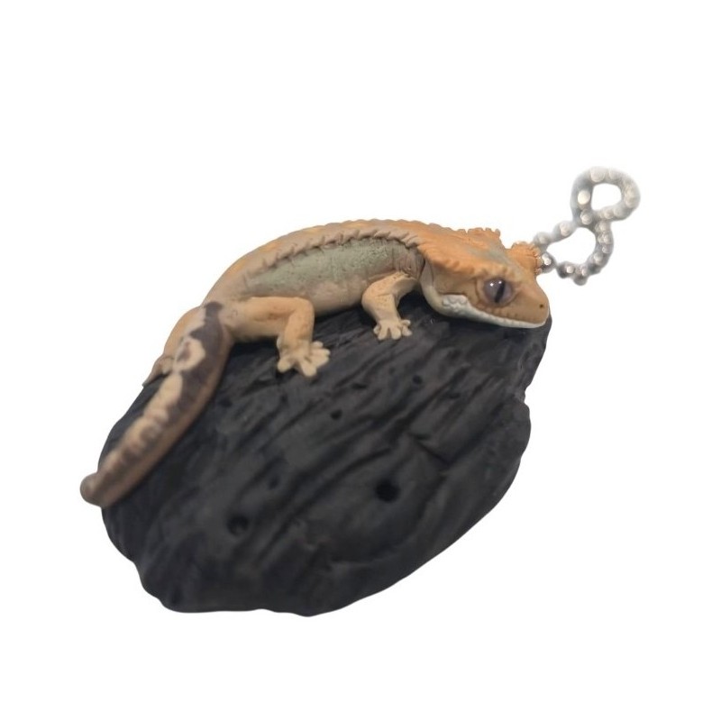 Crested gecko Keychain S