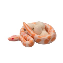 Portachiavi serpente con uova