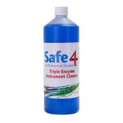 Triple enzyme instrument cleaner