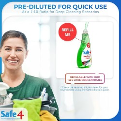 Disinfettante Spray pronto all'uso Safe4