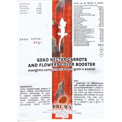 Geko Nectar Carrot, complementary food for geckos