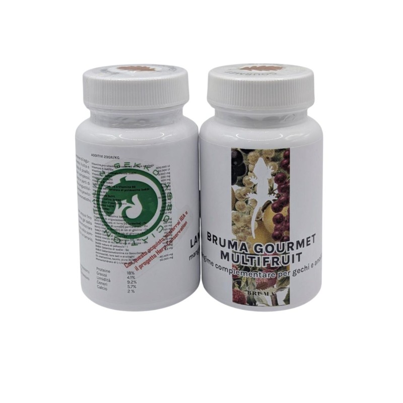 Cibo per Gechi Multifrutti Bruma Gourmet