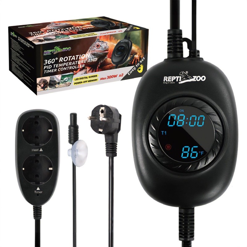 Termostato PID 2 in 1, con timer