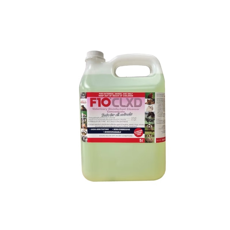 F10CLXD Disinfettante e Detergente veterinario